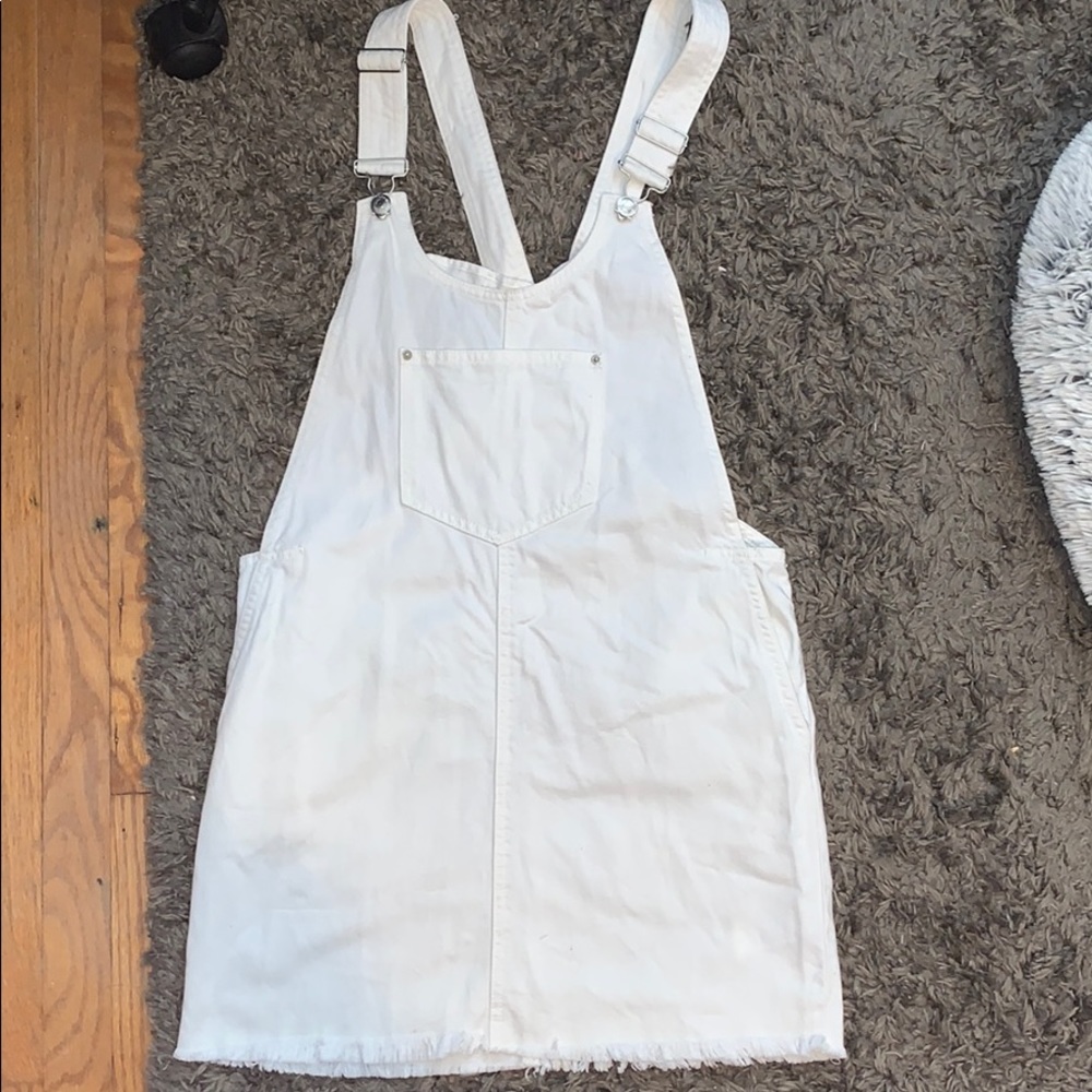 Forever 21 White Jean Dress